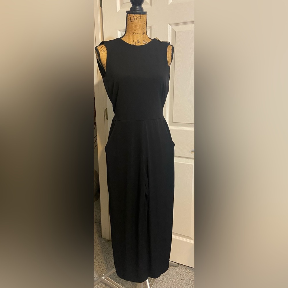 Michael Michael kors Elegant Black Sleeveless Jumpsuit - Picture 4 of 10